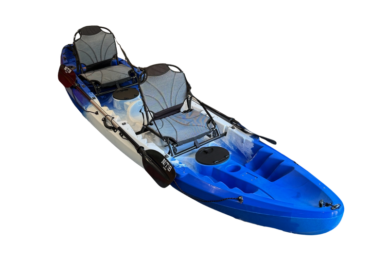 Load image into Gallery viewer, Crewcruise Pro Double Sit On Top Kayak 2 Plus 1 | 12ft 1"
